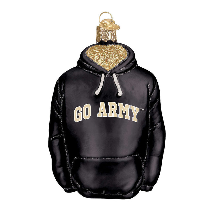 Old World Christmas Army Hoodie Blown Glass Ornament