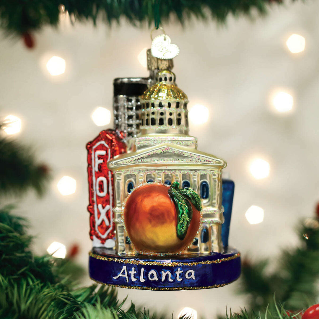 Old World Christmas Atlanta Blown Glass Ornament