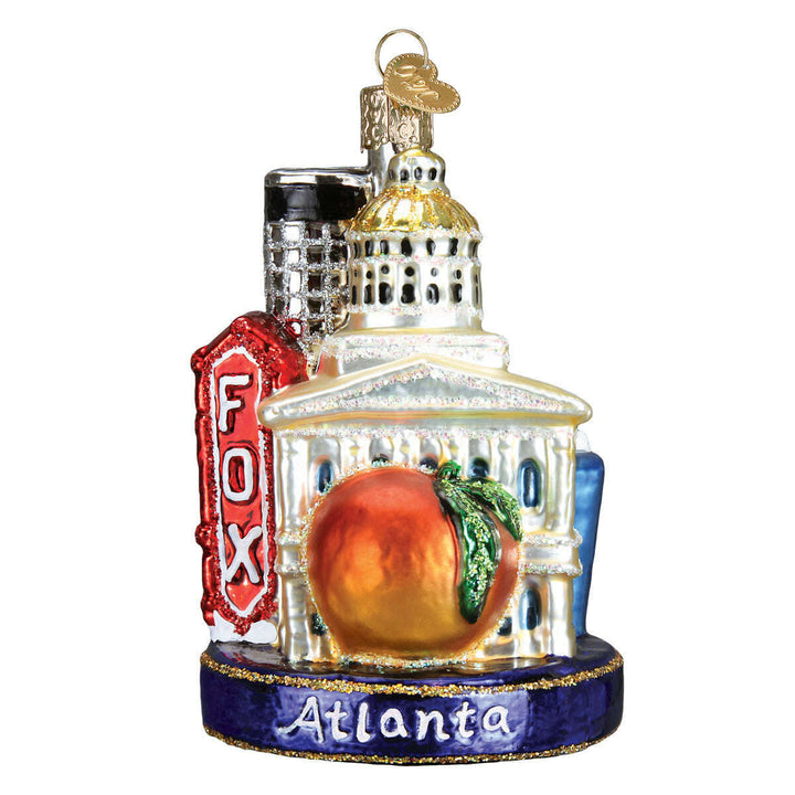 Old World Christmas Atlanta Blown Glass Ornament