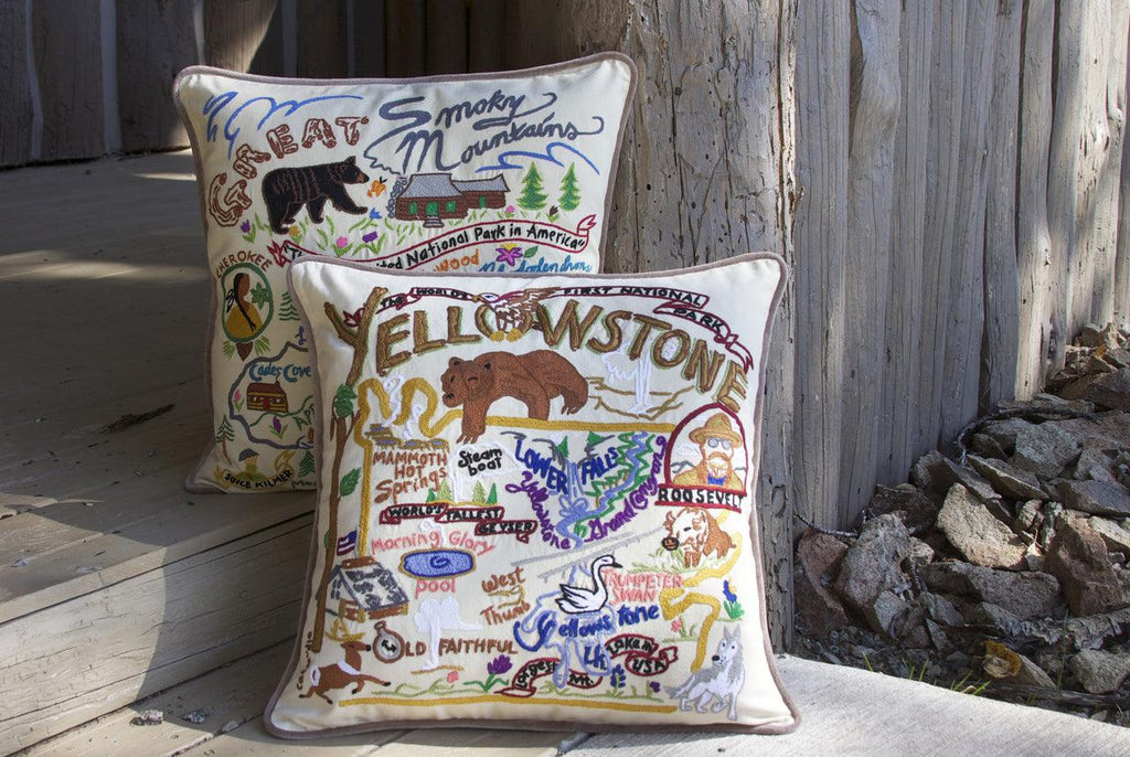 Austin Hand-Embroidered Pillow - Quirks!