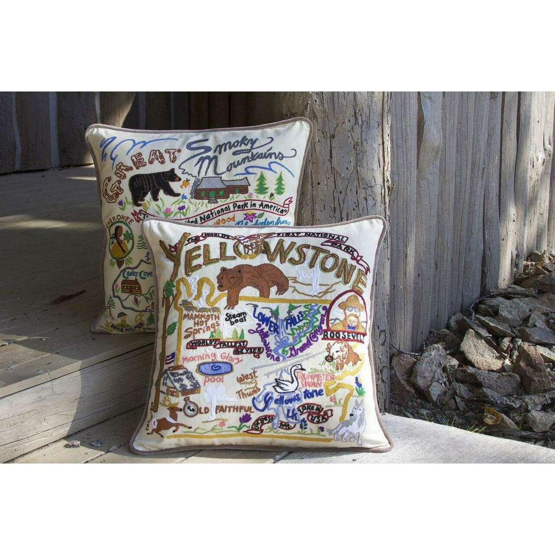 Austin Hand-Embroidered Pillow - Quirks!