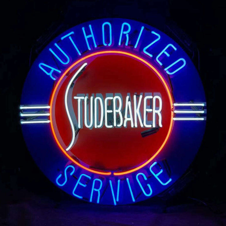 Authorized Studebaker Service Neon Signs Light