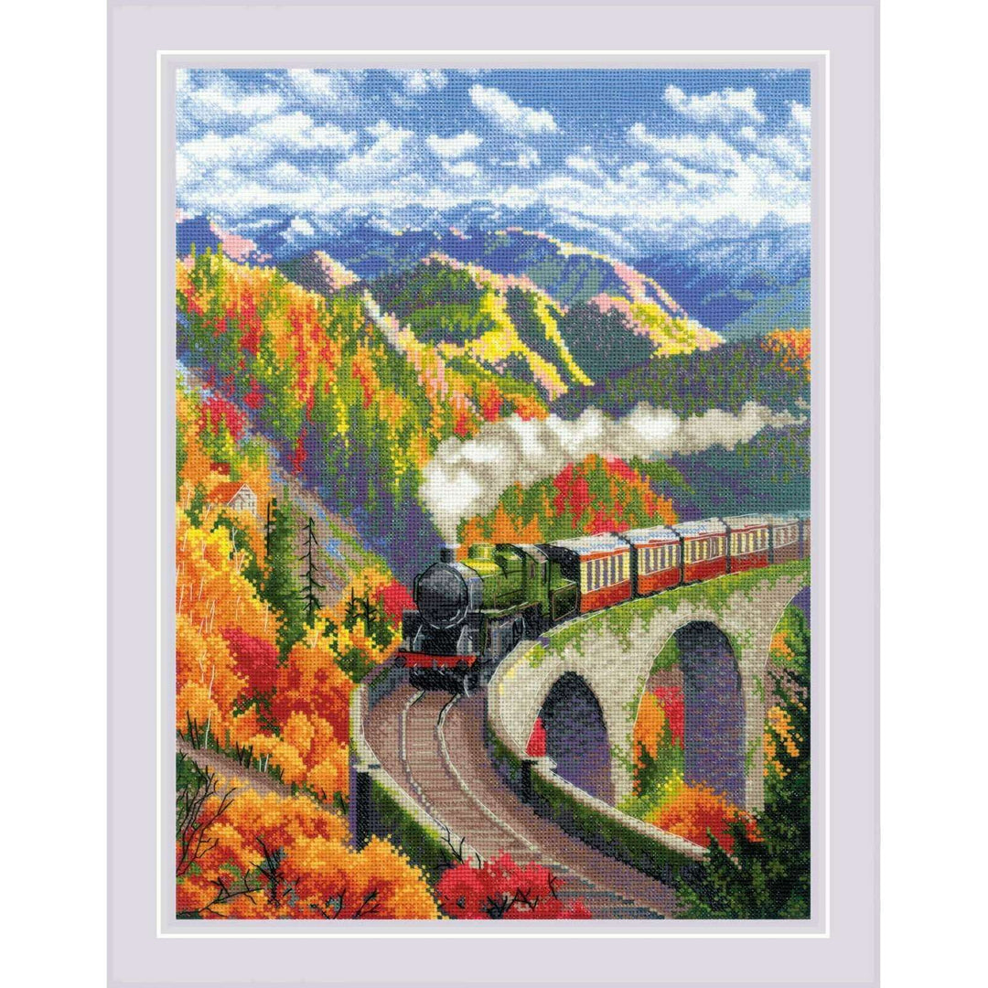 Autumn Express R2211 Counted Cross Stitch Kit