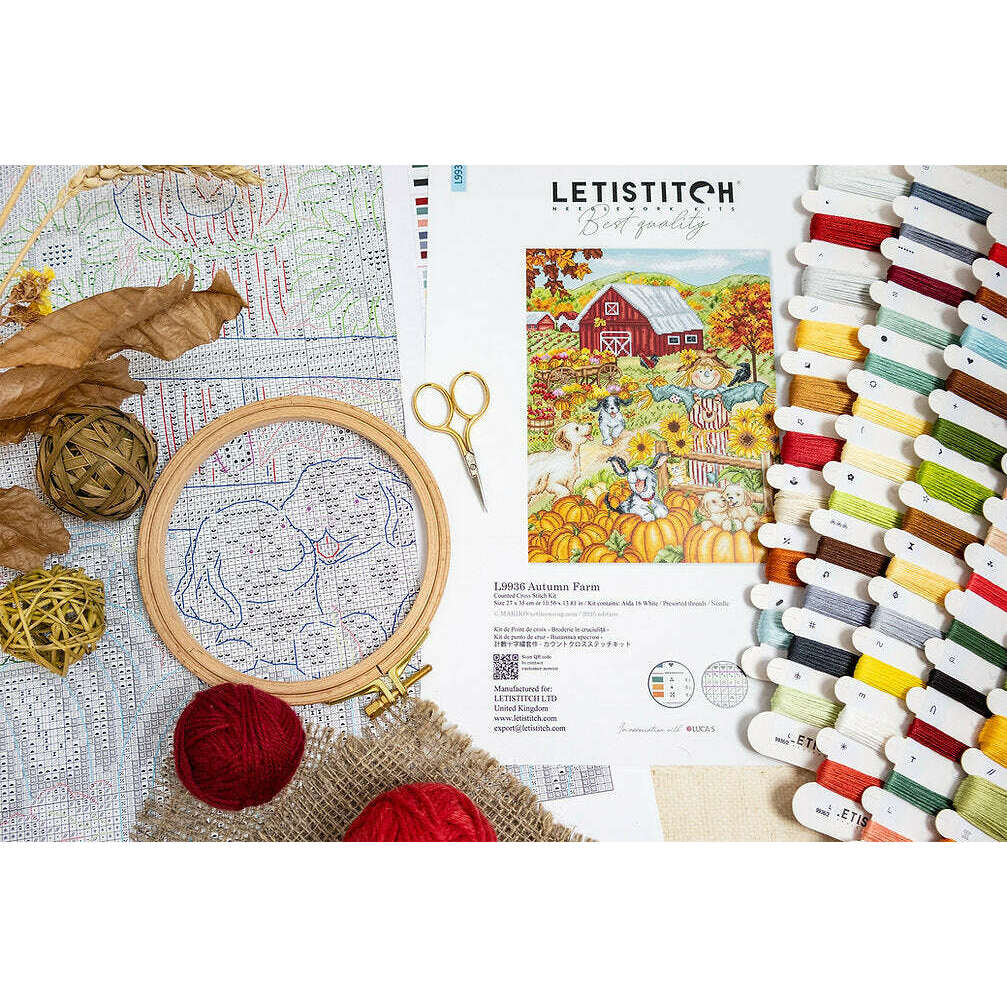 Autumn Farm L9936 Counted Cross Stitch Kit