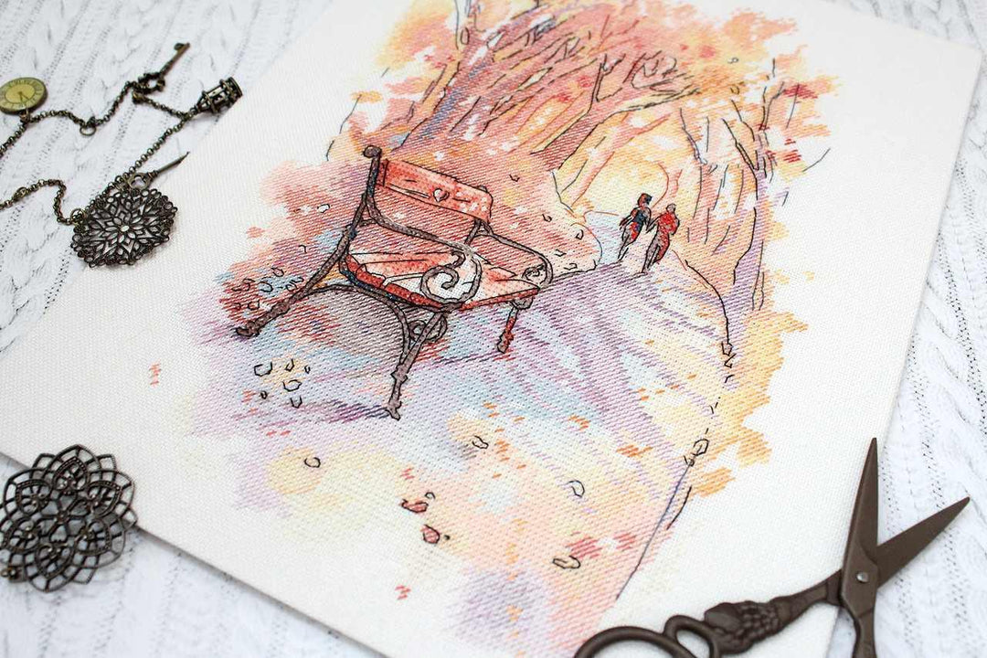 Autumn Promenade SA-003 Cross-stitch kit