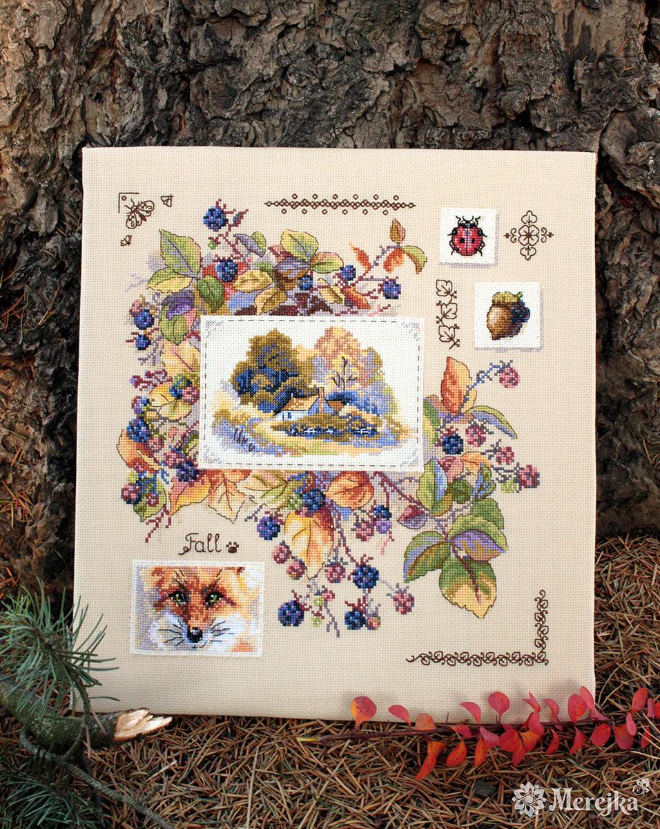 Autumn Sampler K-131 Counted Cross-Stitch Kit