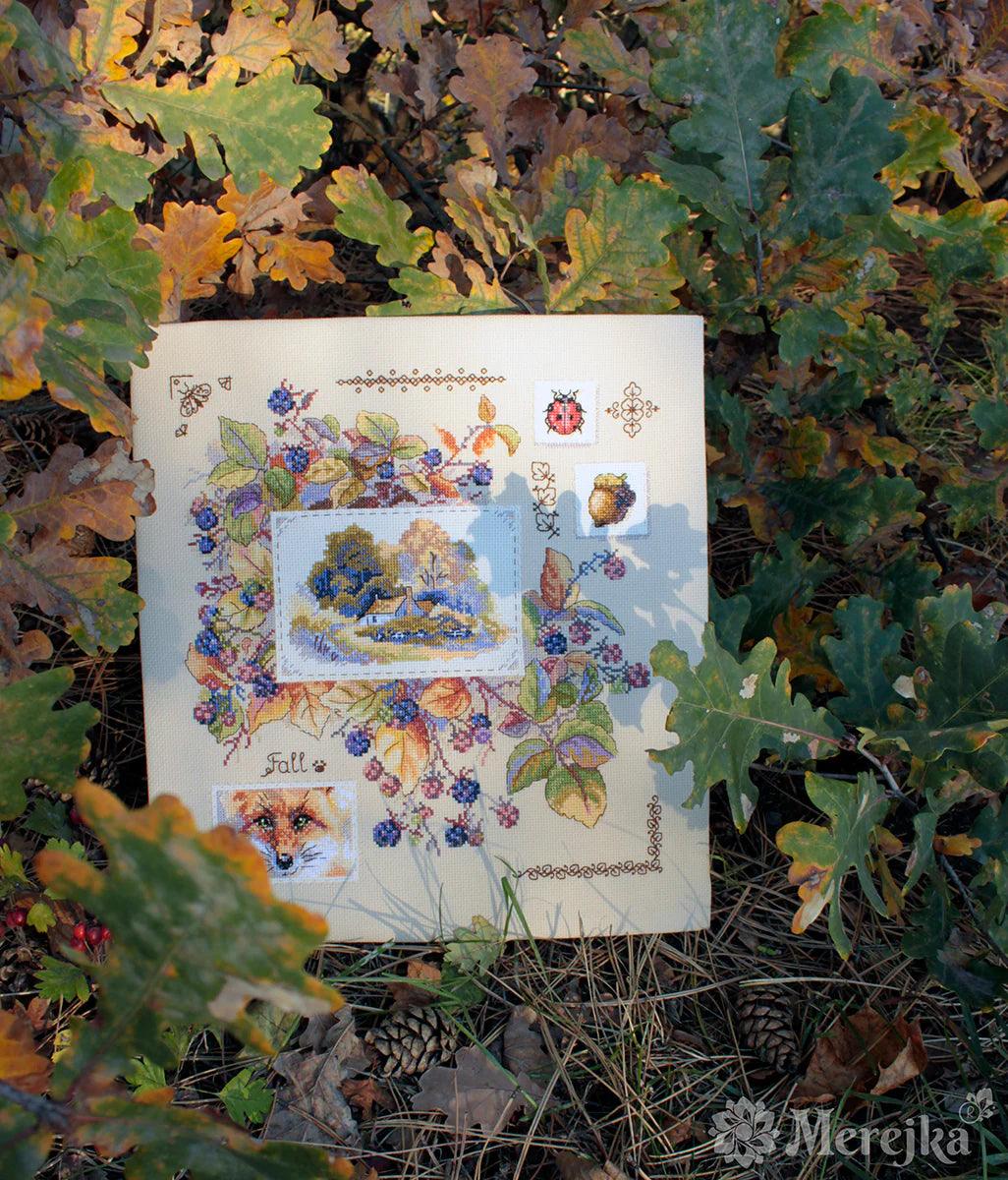 Autumn Sampler K-131 Counted Cross-Stitch Kit