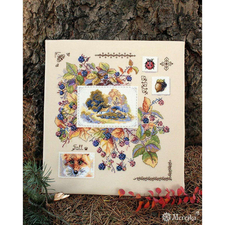 Autumn Sampler K-131 Counted Cross-Stitch Kit