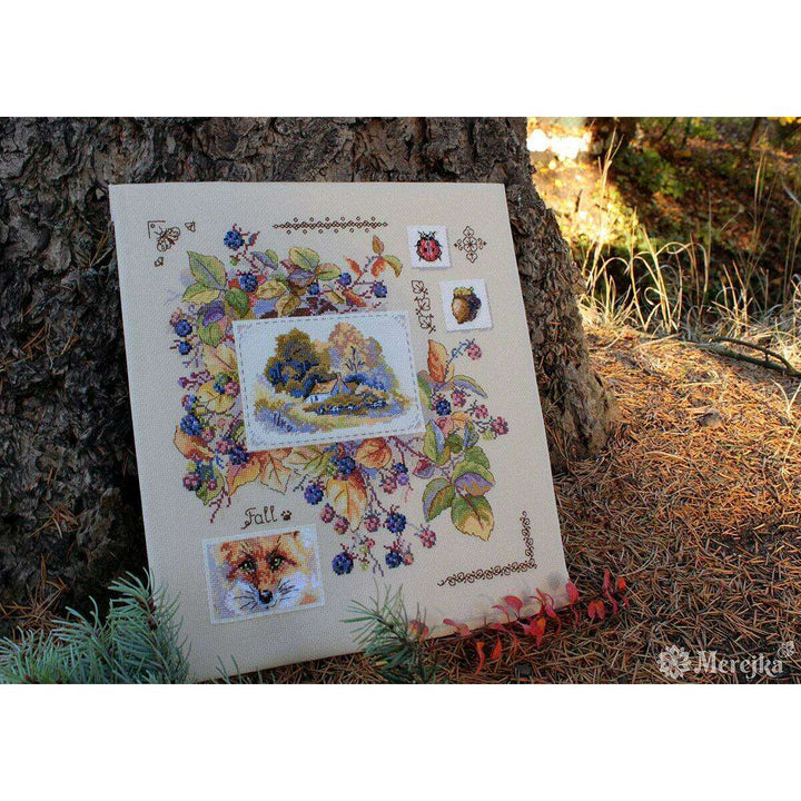 Autumn Sampler K-131 Counted Cross-Stitch Kit