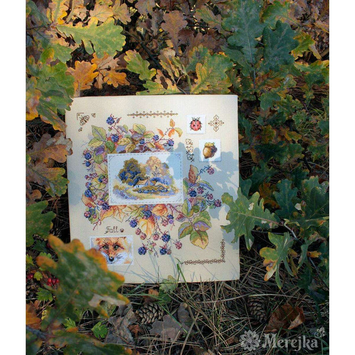 Autumn Sampler K-131 Counted Cross-Stitch Kit