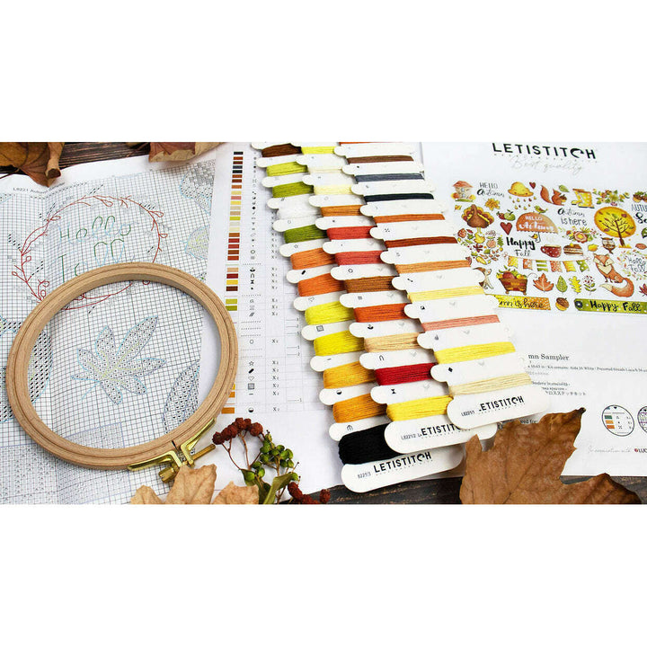 Autumn Sampler L8221 Counted Cross Stitch Kit