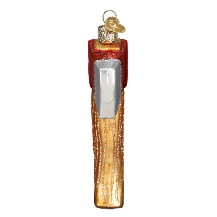 Old World Christmas Axe Blown Glass Ornament