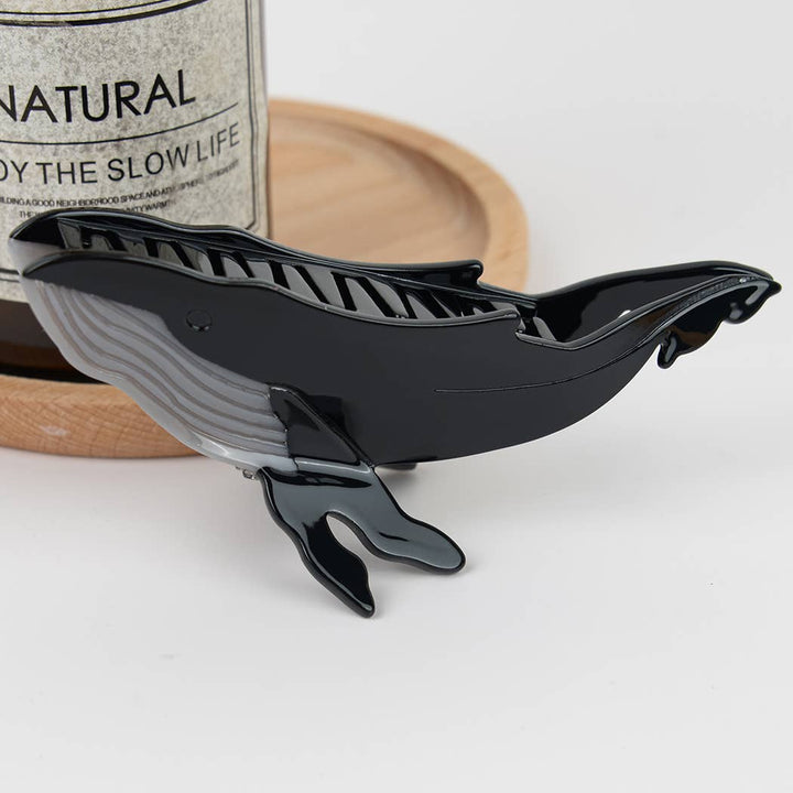 4.92'' Creative Whale Acetate Hair Claw Clips, Eco-Friendly