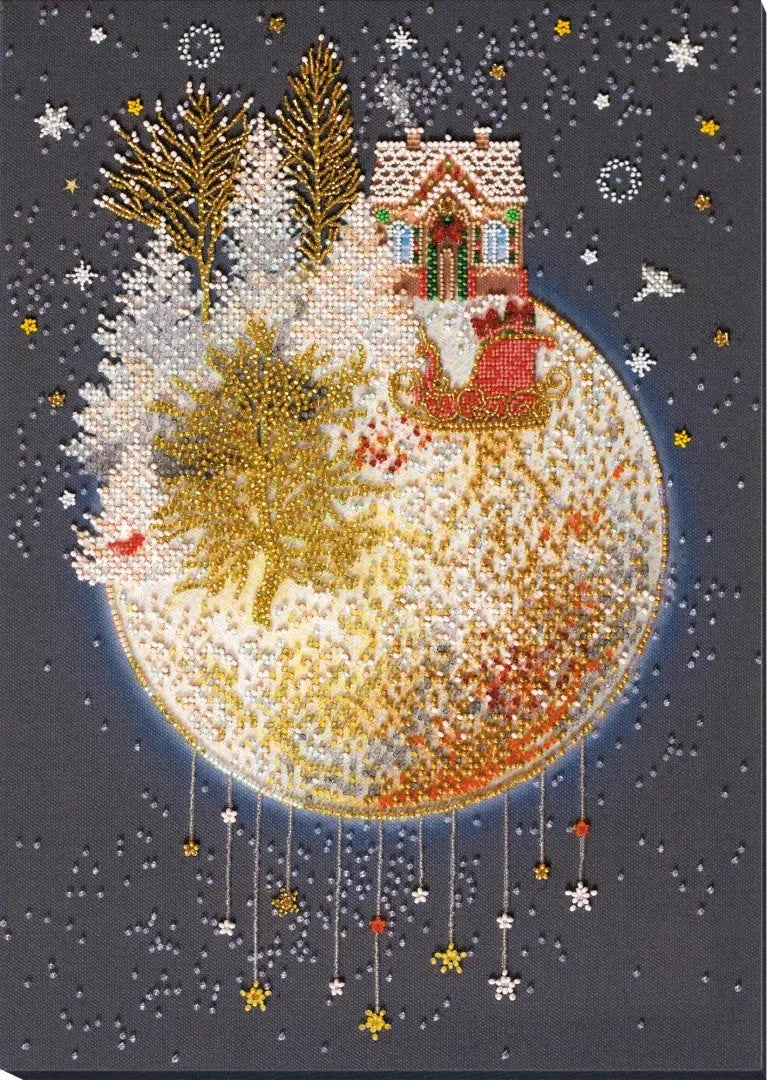 Bead Embroidery Kit - Christmas tale AB-829