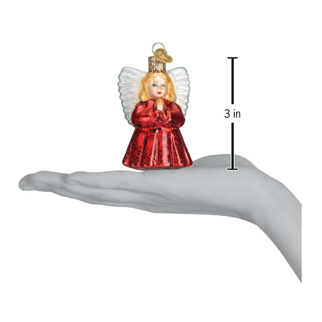 Old World Christmas Baby Angel Blown Glass Ornament