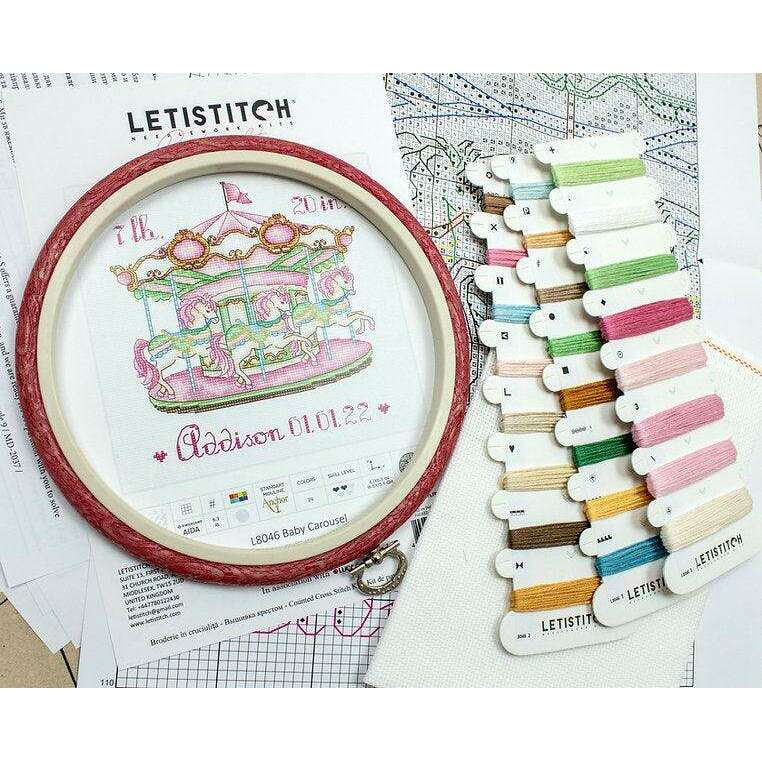 Baby Carousel L8046 Counted Cross Stitch Kit
