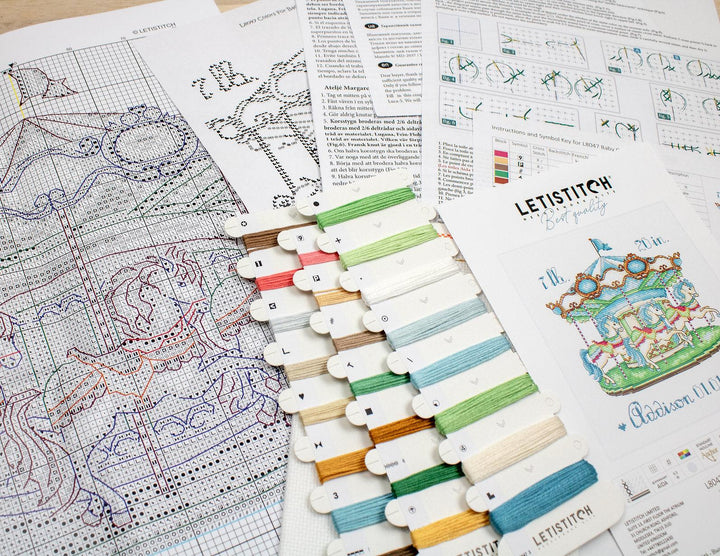 Baby Carousel L8047 Counted Cross Stitch Kit