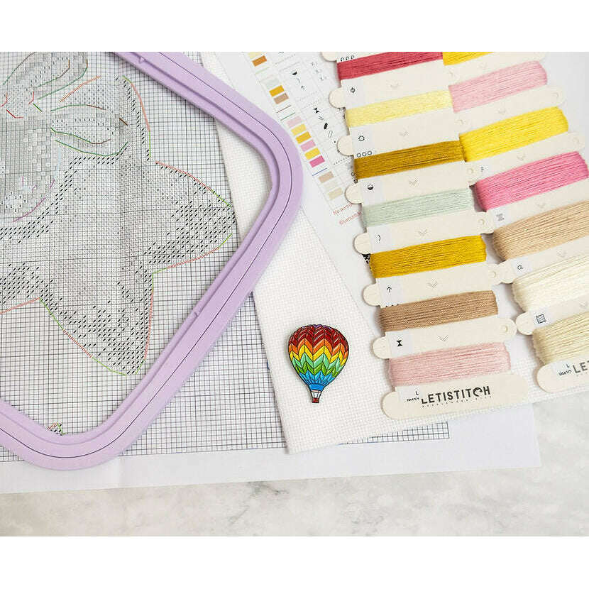 Baby Girl record L9943 Counted Cross Stitch Kit