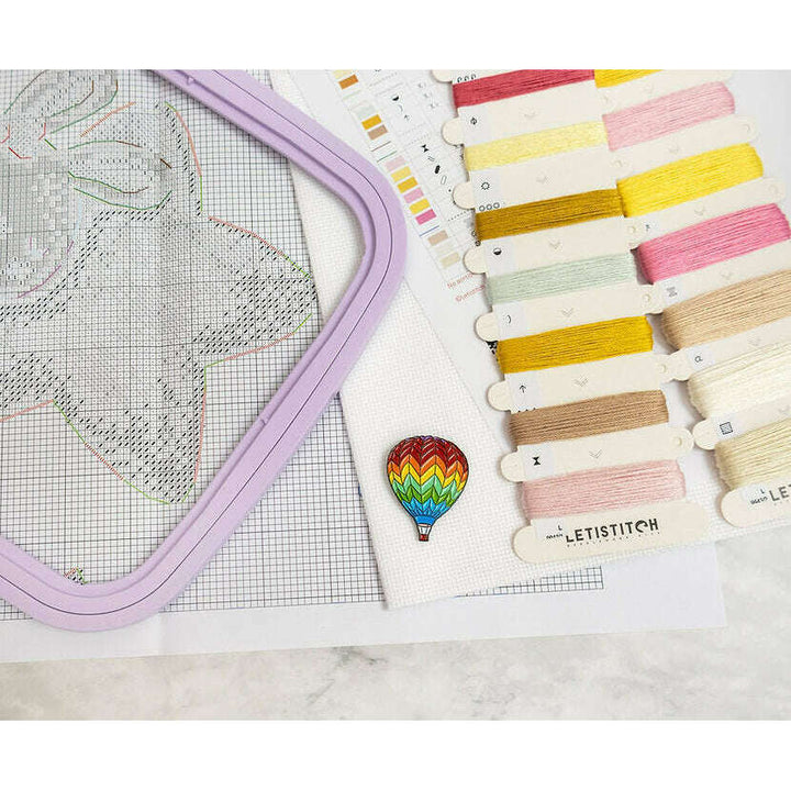 Baby Girl record L9943 Counted Cross Stitch Kit
