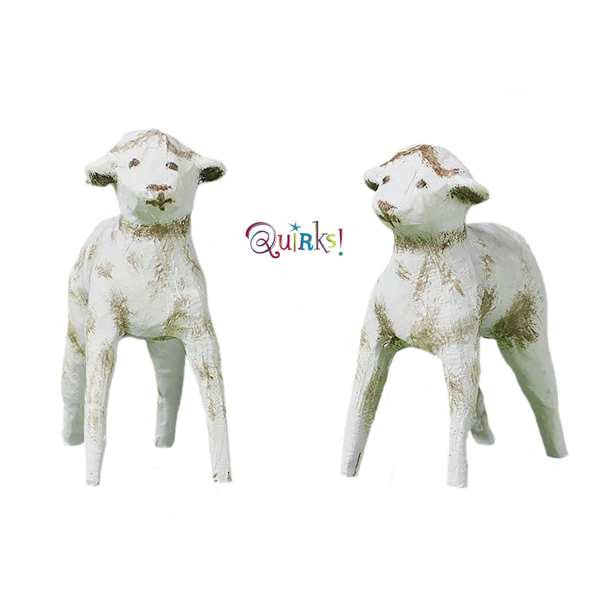 Baby Sheep Set of 2 -Lori Mitchell Nativity Figurines - Quirks!