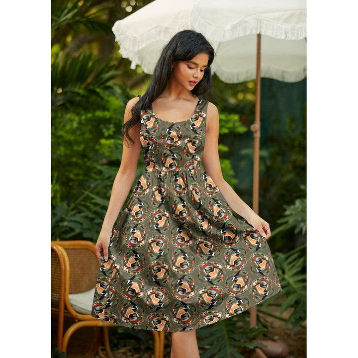 Badger Fit & Flare Dress