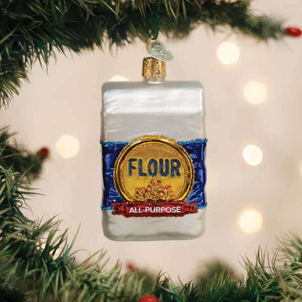 Old World Christmas Bag of Flour Blown Glass Ornament