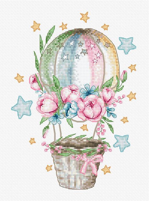 Ballon B7007L Counted Cross-Stitch Kit
