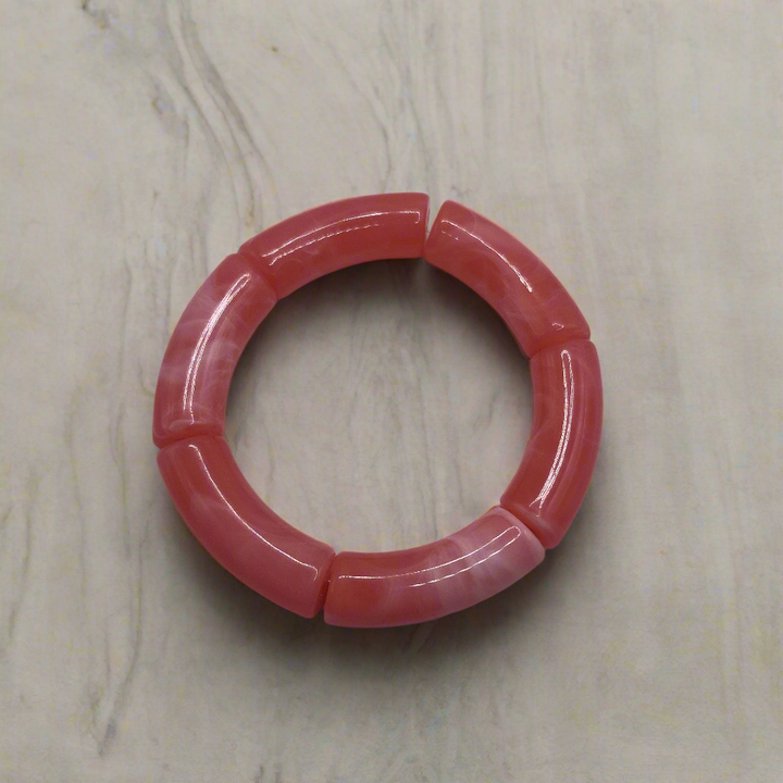 Chunky Vintage-Inspired Resin Bangle