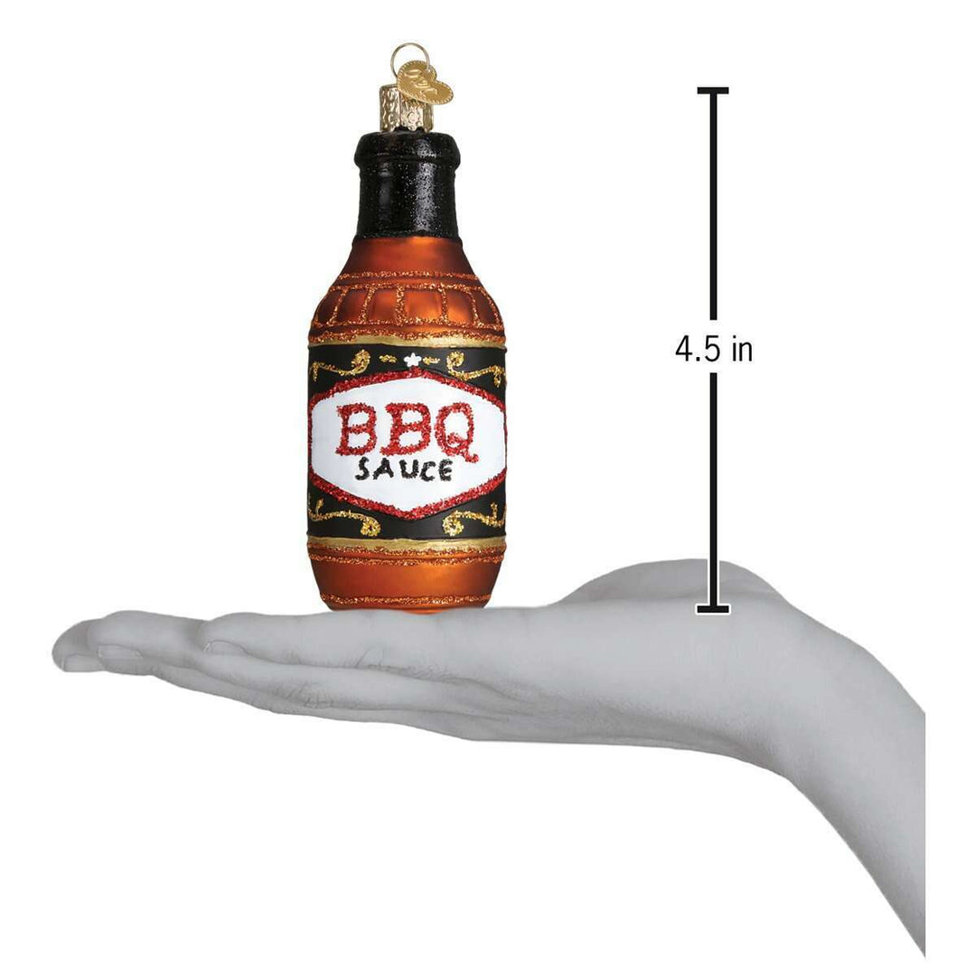 Old World Christmas Barbecue Sauce Blown Glass Ornament