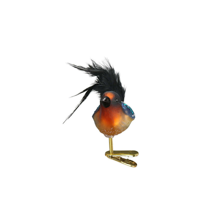 Old World Christmas Barn Swallow Blown Glass Ornament