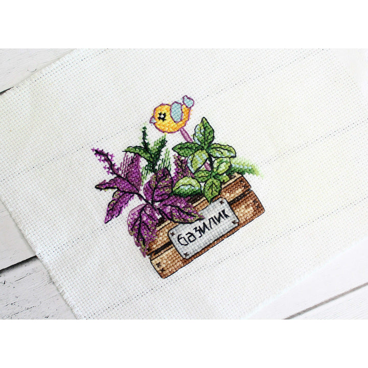 Basil SM-636 Counted Cross Stitch Kit