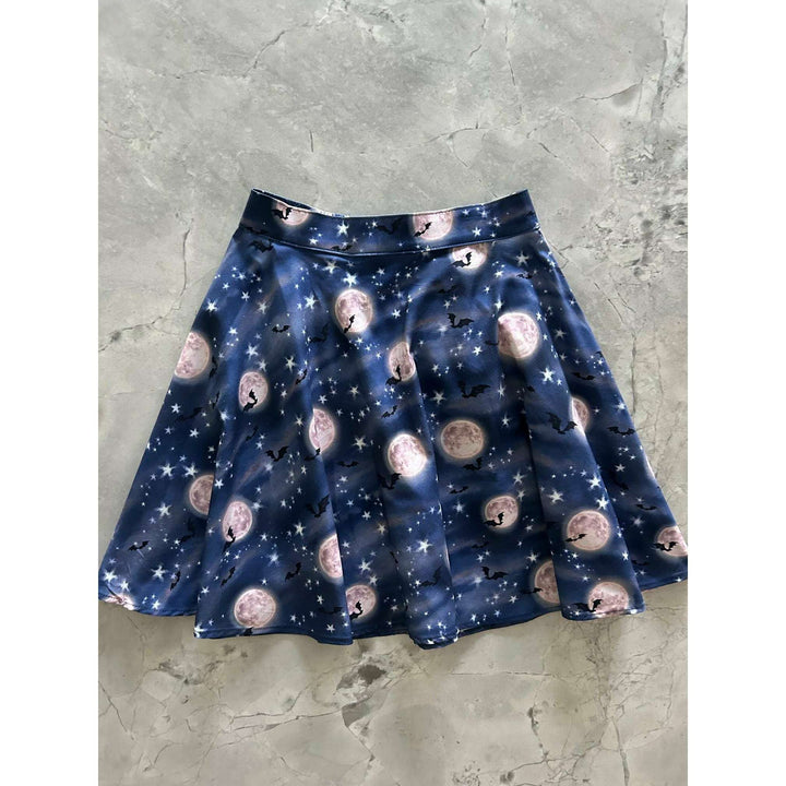 Bat Moon Skater Skirt