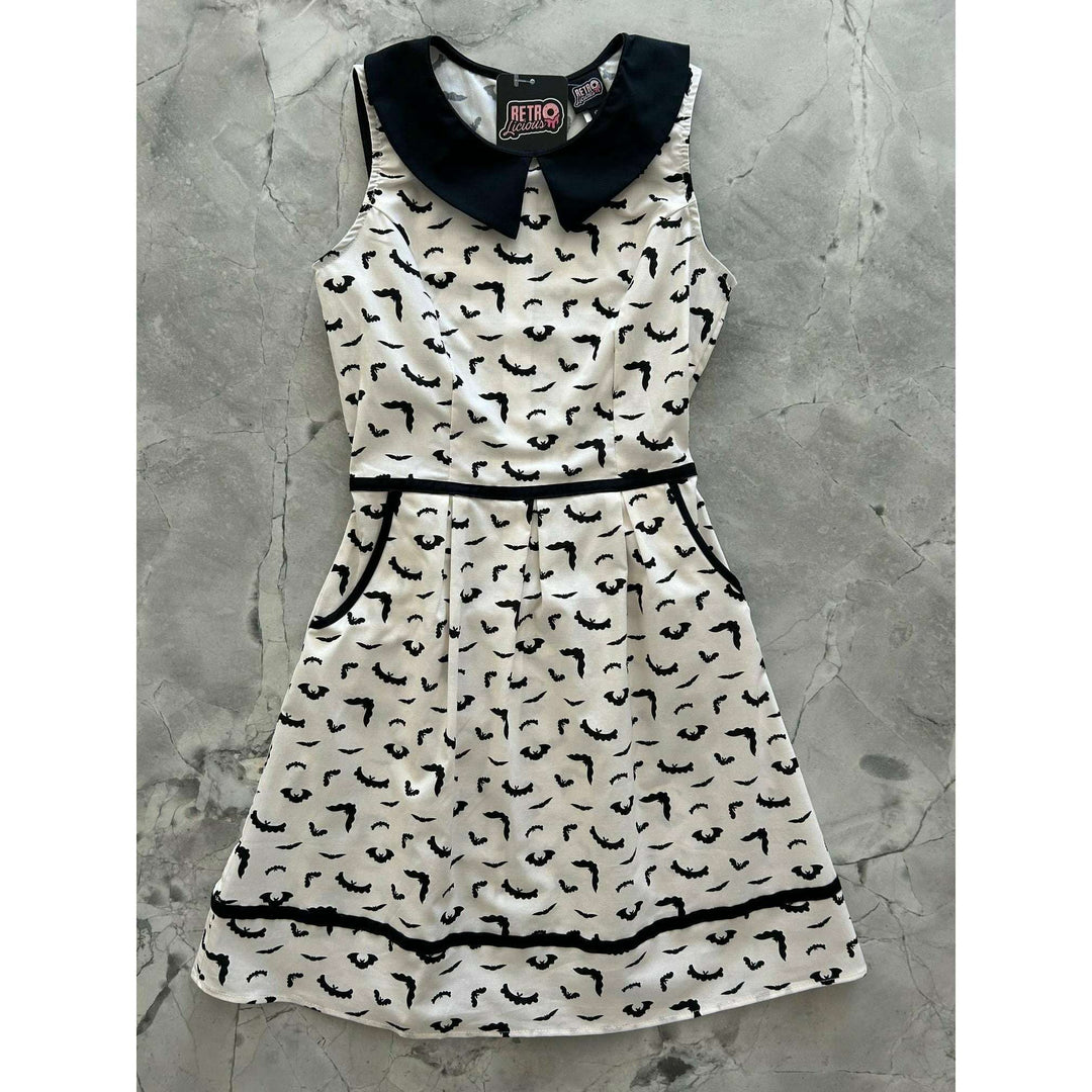 Bats Collared Dress