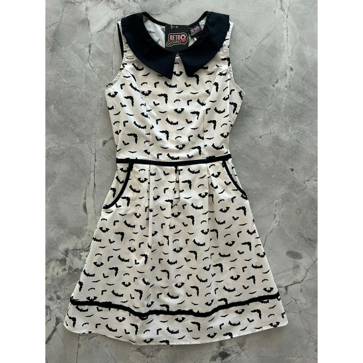Bats Collared Dress
