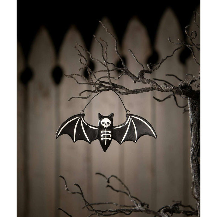 Batty Skeleton Ornament by Bethany Lowe Designs, halloween decor