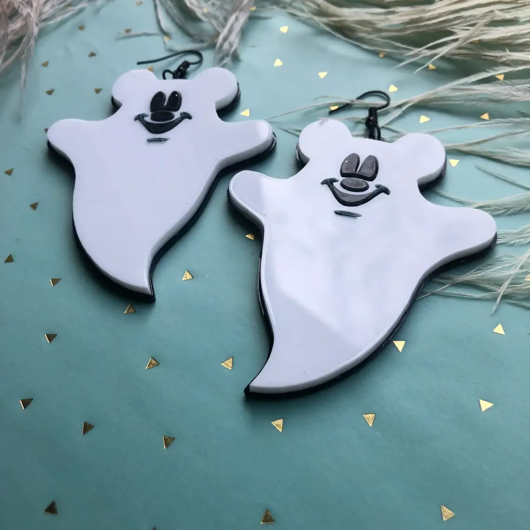 Mickey Mouse Ghost Earrings