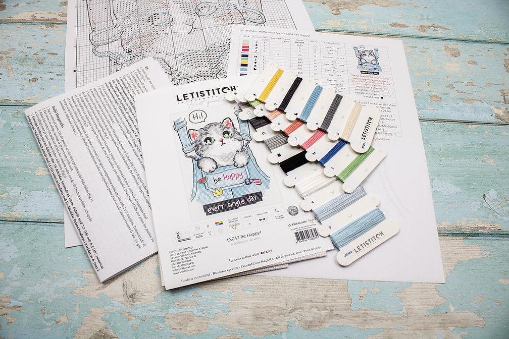 Be Happy L8042 Counted Cross Stitch Kit