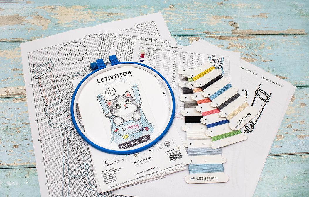 Be Happy L8042 Counted Cross Stitch Kit