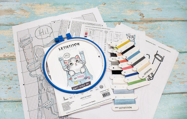 Be Happy L8042 Counted Cross Stitch Kit