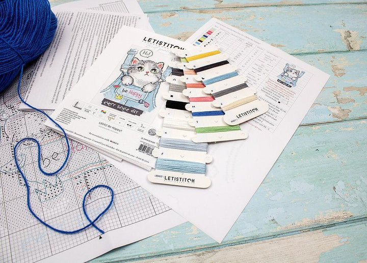 Be Happy L8042 Counted Cross Stitch Kit