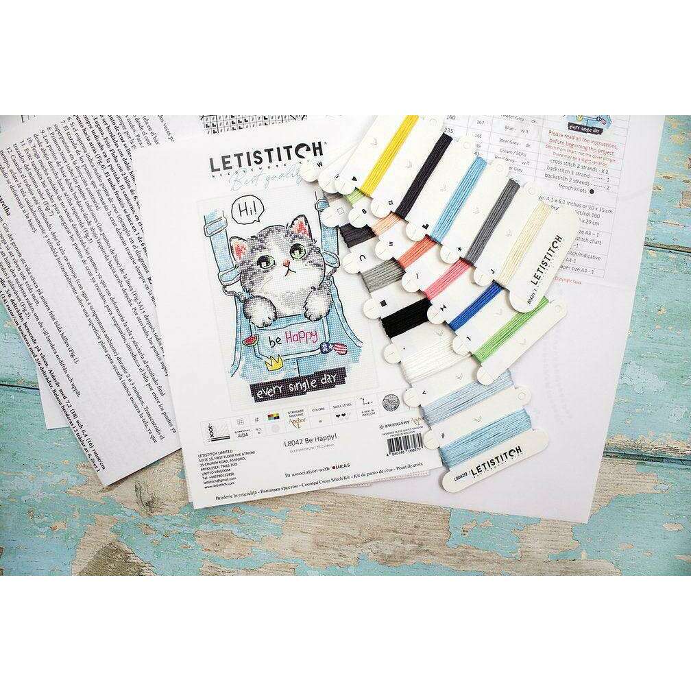 Be Happy L8042 Counted Cross Stitch Kit