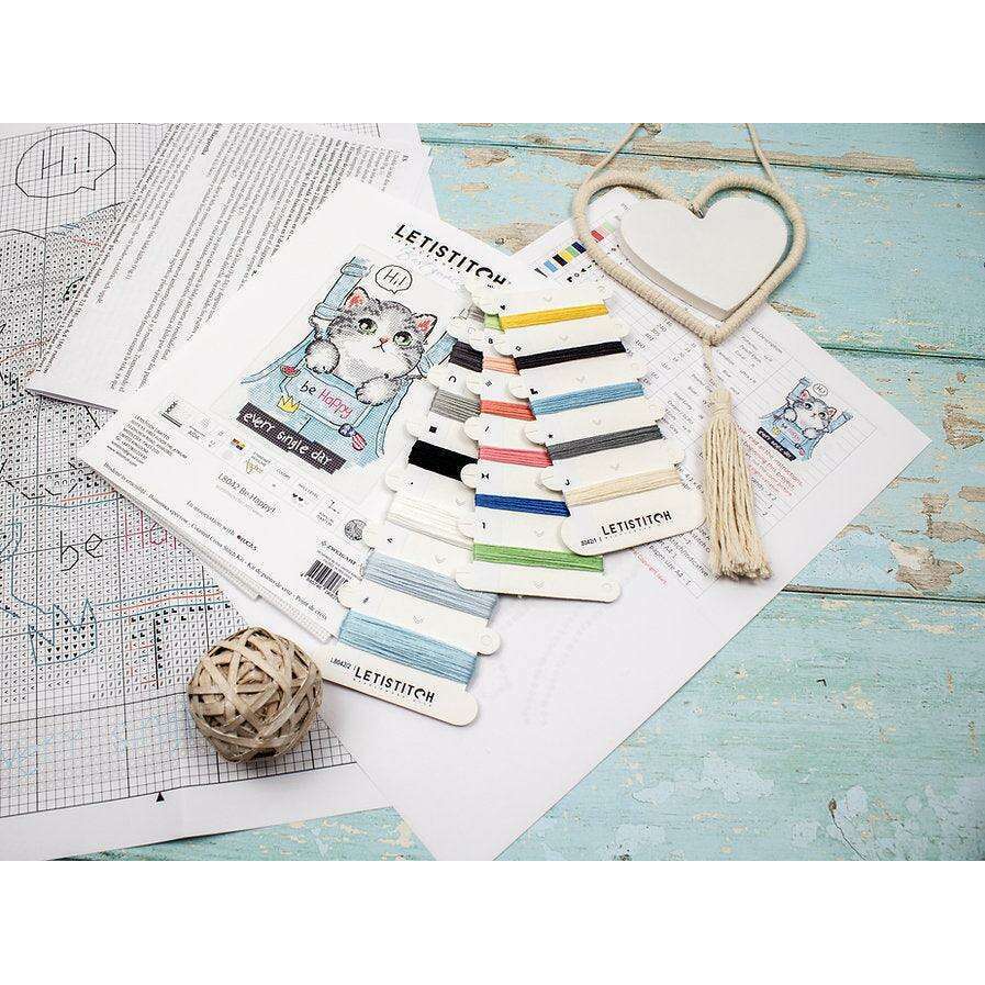 Be Happy L8042 Counted Cross Stitch Kit