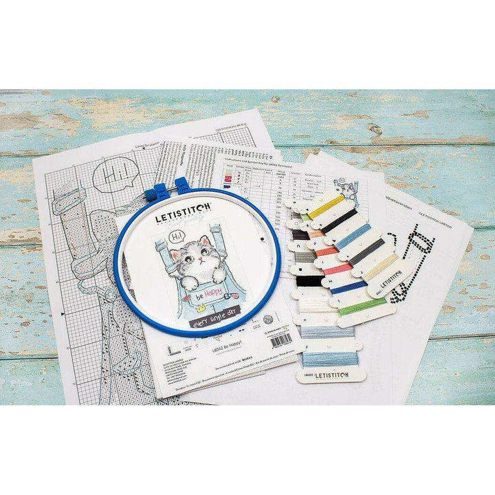 Be Happy L8042 Counted Cross Stitch Kit