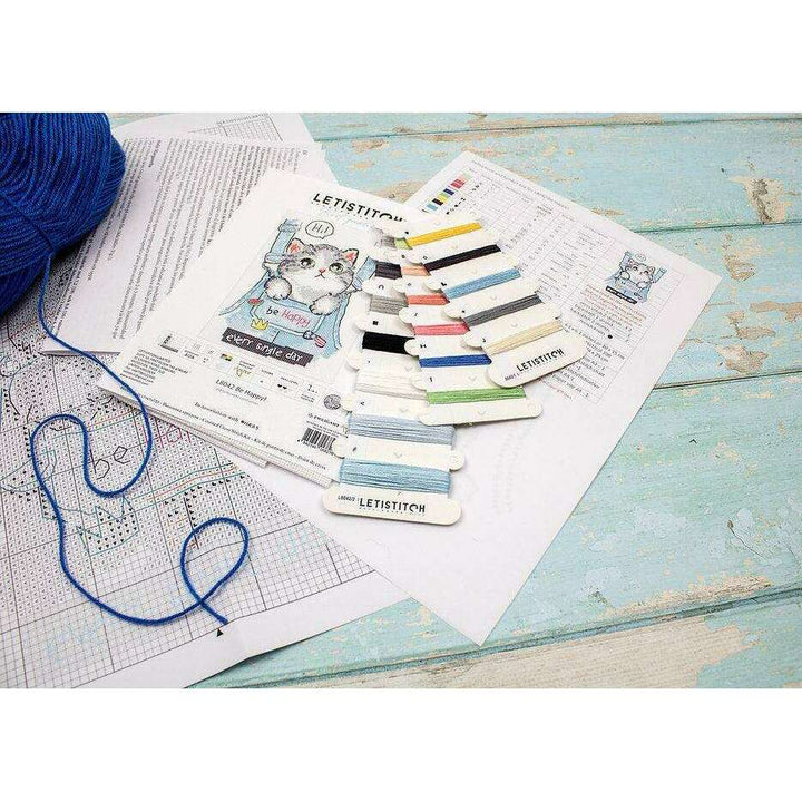 Be Happy L8042 Counted Cross Stitch Kit