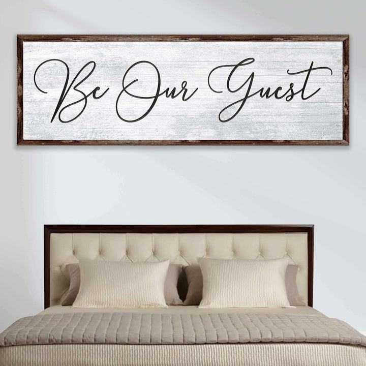 Be Our Guest Sign IV