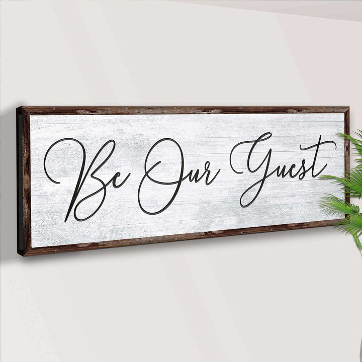 Be Our Guest Sign IV