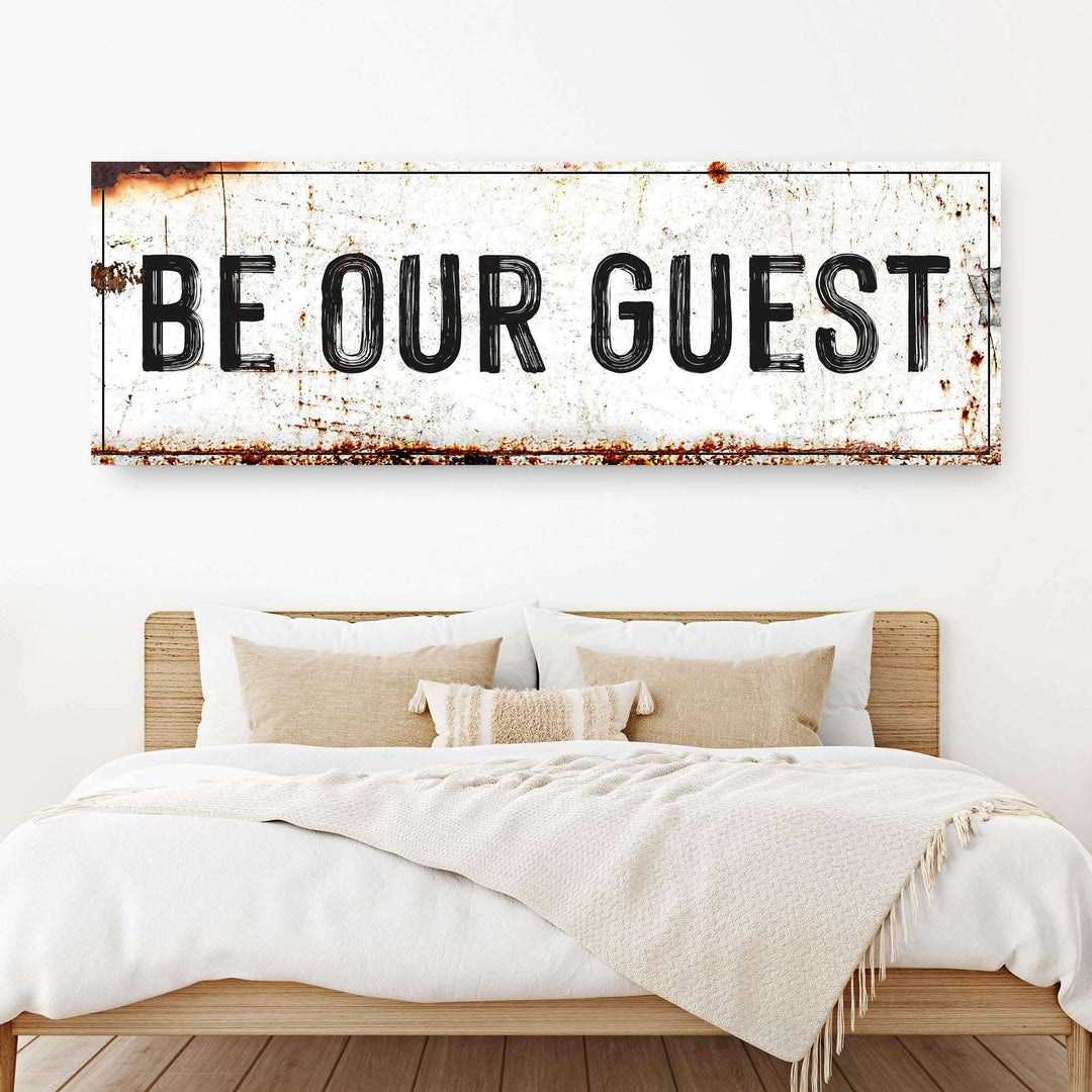 Be Our Guest Sign V