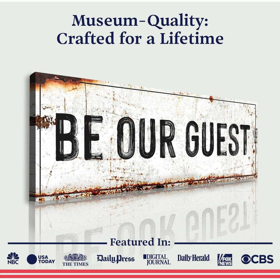Be Our Guest Sign V