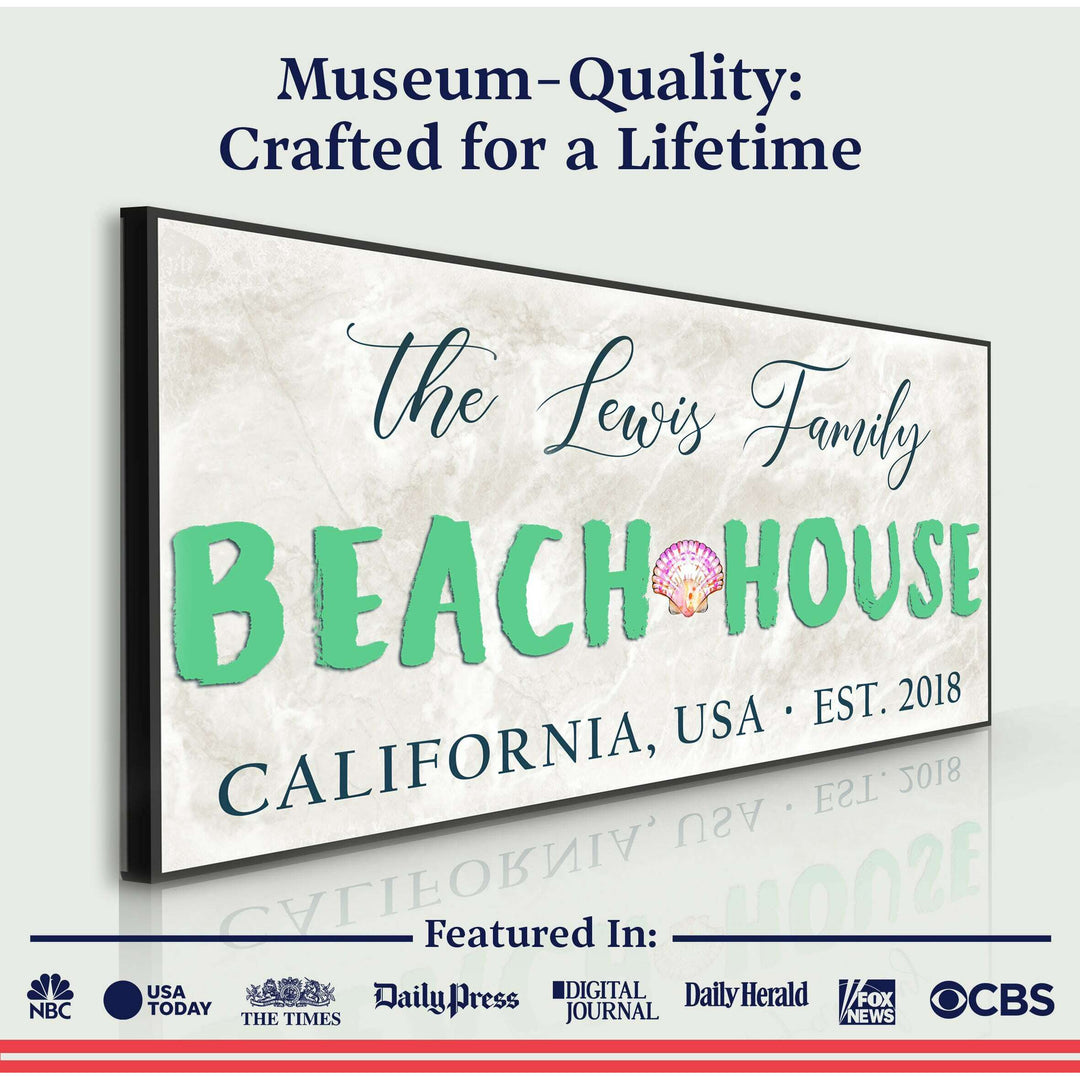 Beach House Sign III