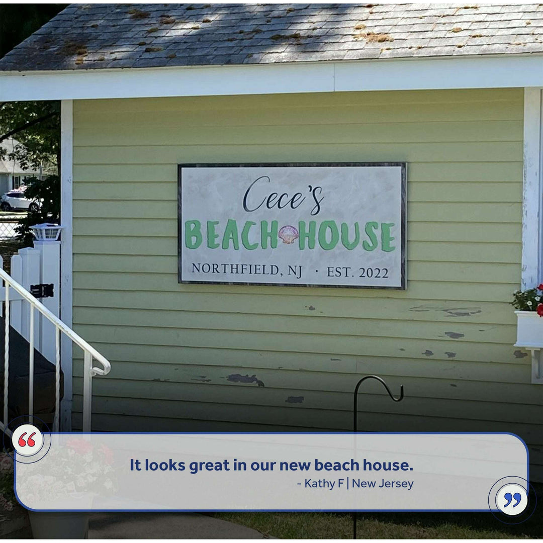 Beach House Sign III